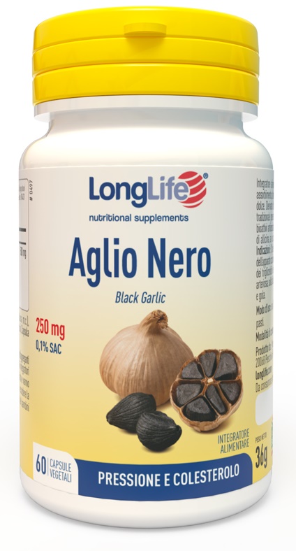 LONGLIFE AGLIO NERO 60 CAPSULE VEGETALI - farmacialombardia.it