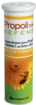 PROPOLI MIX DEFEND 10 COMPRESSE EFFERVESCENTI GUSTO ARANCIA - farmacialombardia.it