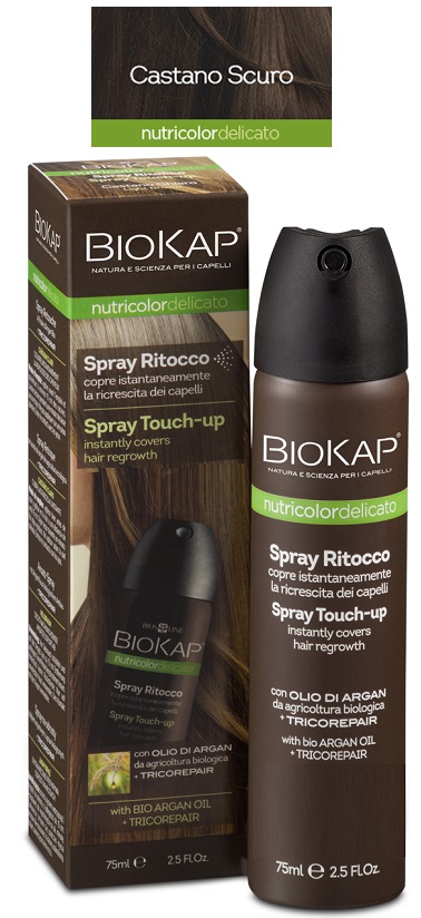 BIOS LINE BIOKAP NUTRIDEL SPRAY RITOCCO CASTANO SCURO 75 ML - farmacialombardia.it
