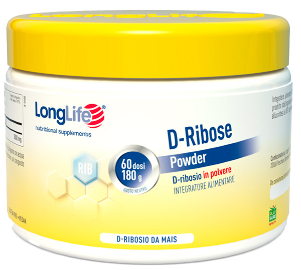 LONGLIFE D-RIBOSE POWDER 180 G - farmacialombardia.it