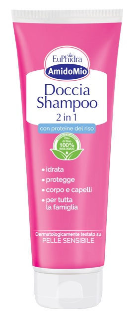 EUPHIDRA AMIDOMIO DOCCIA SHAMPOO 2 IN 1 250 ML - farmacialombardia.it