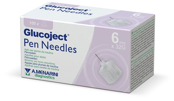 AGO PER PENNA DA INSULINA GLUCOJECT 6 MM GAUGE 32 100 PEZZI - farmacialombardia.it