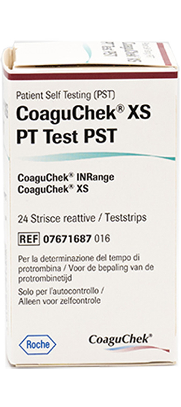 COAGUCHEK XS PT PST 24 STRISCE TEST - farmacialombardia.it
