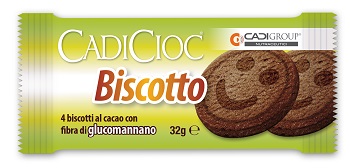 CADICIOC BISCOTTO CACAO 4 PEZZI 8 G - farmacialombardia.it