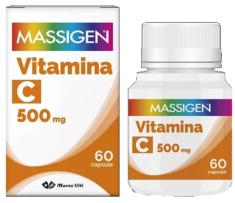 MASSIGEN C VITI 500MG DI VITAMINA C 60 CAPSULE - farmacialombardia.it