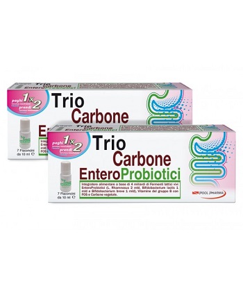 TRIOCARBONE ENTEROPROBIOTICI 7 FLACONCINI X 10 ML - farmacialombardia.it