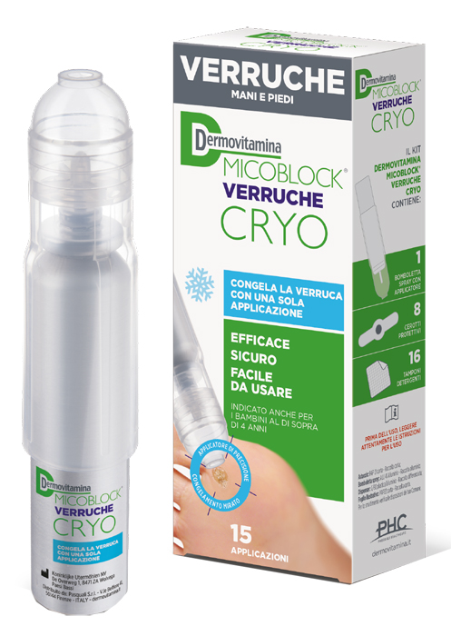 DERMOVITAMINA MICOBLOCK VERRUCHE CRYO SPRAY 38 ML - farmacialombardia.it