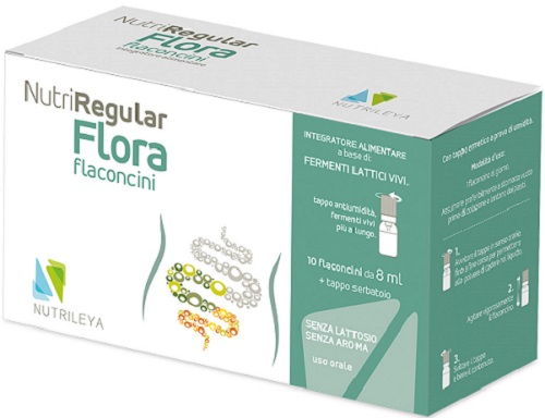 NUTRIREGULAR FLORA 10 FLACONCINI 8 ML - farmacialombardia.it