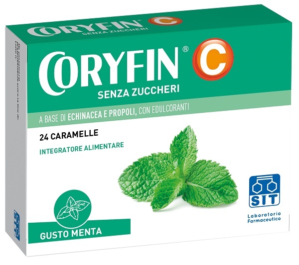 CORYFIN C SENZA ZUCCHERO MENTOLO 48 G - farmacialombardia.it