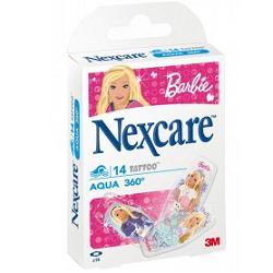 CEROTTO NEXCARE BARBIE ACQUA TATTOO 360GRADI 14 PEZZI - farmacialombardia.it