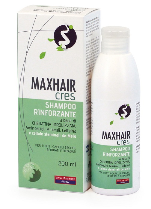 MAXHAIR CRES SHAMPOO RINFORZANTE 200 ML - farmacialombardia.it