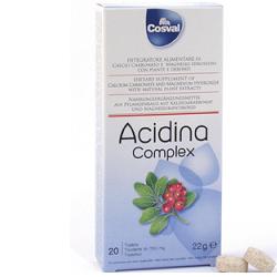 ACIDINA COMPLEX 20 TAVOLETTE - farmacialombardia.it