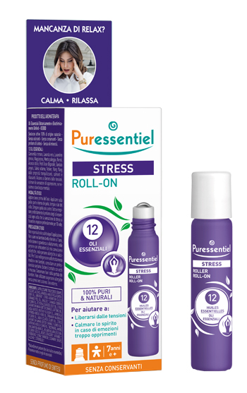 PURESSENTIEL ROLLER SOS STRESS 12 OLI ESSENZIALI 5 ML - farmacialombardia.it