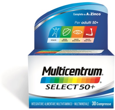 MULTICENTRUM SELECT 50+ 30 COMPRESSE - farmacialombardia.it