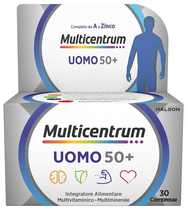 MULTICENTRUM UOMO 50+ 30 COMPRESSE - farmacialombardia.it