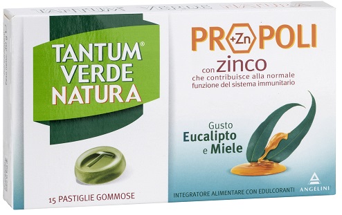 TANTUM VERDE NATURA PASTIGLIE GOMMOSE EUCALIPTO & MIELE 30 G - farmacialombardia.it