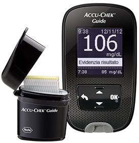 KIT GLUCOMETRO ACCU-CHEK GUIDE MG/DL + PUNGIDITO FASTCLIX - farmacialombardia.it