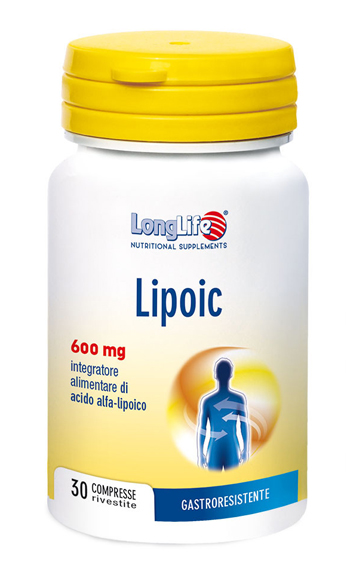 LONGLIFE LIPOIC 600 MG 30 COMPRESSE RIVESTITE DA 870 MG - farmacialombardia.it