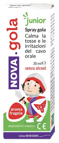 NOVA GOLA SPRAY JUNIOR FRAGOLA 30 ML - farmacialombardia.it