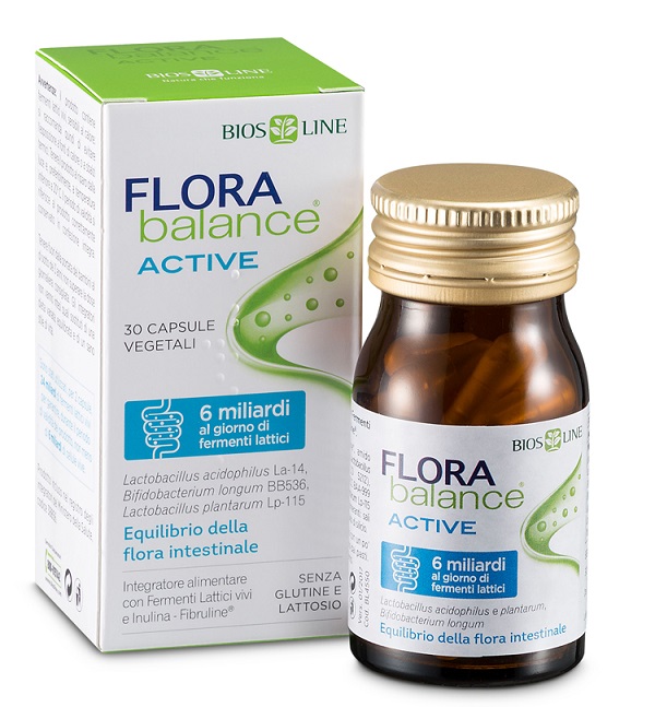 BIOSLINE FLORABALANCE ACTIVE 30 CAPSULE VEGETALI - farmacialombardia.it