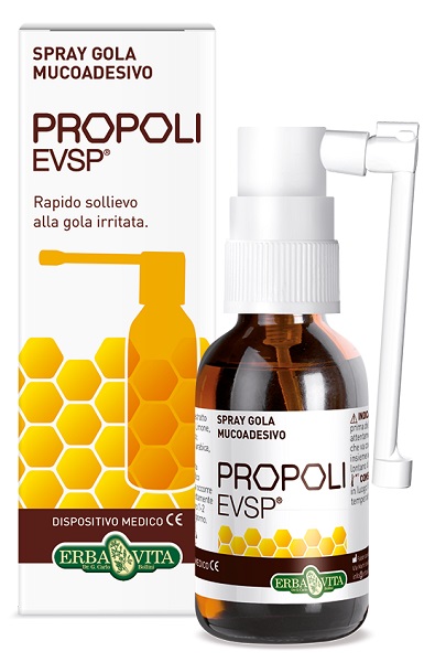 PROPOLI EVSP SPRAY GOLA MUCOADESIVO SENZA ALCOL 20ML - farmacialombardia.it