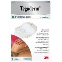 TEGADERM MEDICAZIONE IMPERMEABILE TRASPARENTE 5 PEZZI 6X7 CM - farmacialombardia.it