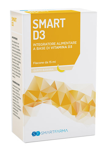 SMART D3 GOCCE 15 ML GUSTO BANANA - farmacialombardia.it