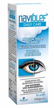 NAVIBLEF DAILY CARE SCHIUMA PER RIMOZIONE SECREZIONI OCULARI DA PALPEBRE E CIGLIA 50 ML - farmacialombardia.it