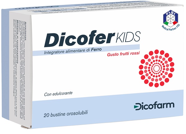 DICOFER KIDS 20 BUSTINE OROSOLUBILI - farmacialombardia.it