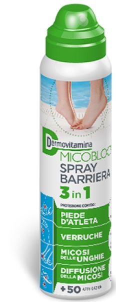 DERMOVITAMINA MICOBLOCK SPRAY BARRIERA 3 IN 1 PIEDE D'ATLETA 100 ML - farmacialombardia.it