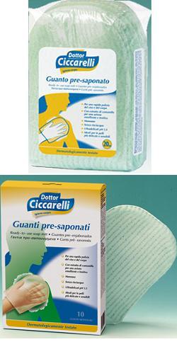 CICCARELLI GUANTO PRESAPONATO 20 PEZZI - farmacialombardia.it