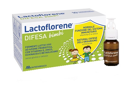 LACTOFLORENE DIFESA BAMBINI 10 FLACONI 100 ML - farmacialombardia.it