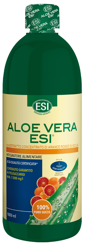 ESI ALOE SUCCO ARANCIA ROSSA 1000 ML - farmacialombardia.it