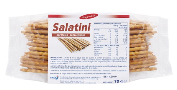MY SNACK SALATINI 70 G - farmacialombardia.it