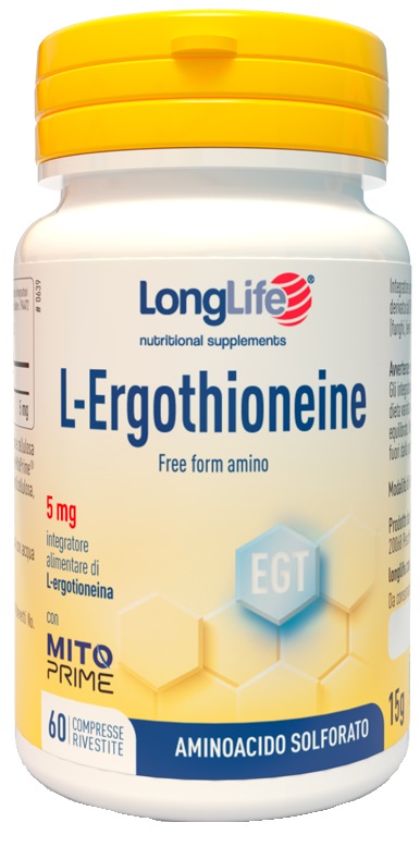LONGLIFE L-ERGOTHIONEINE 60 COMPRESSE - farmacialombardia.it