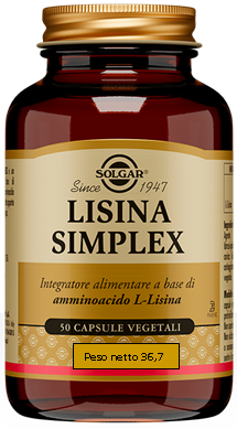 LISINA SIMPLEX 50 CAPSULE VEGETALI - farmacialombardia.it