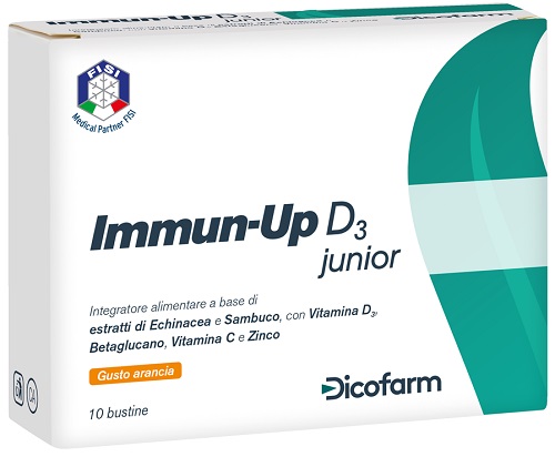 IMMUN UP D3 JUNIOR 10 BUSTINE DA 3 G - farmacialombardia.it