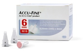 AGO PER PENNA DA INSULINA ACCU-FINE PEN NEEDLE ACCU-CHEK GAUGE 32 X 6MM 100 PEZZI - farmacialombardia.it