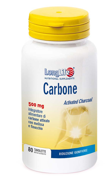LONGLIFE CARBONE 80 TAVOLETTE - farmacialombardia.it