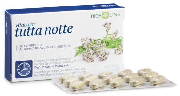 VITACALM TUTTA NOTTE FAST/RETARD 30 COMPRESSE - farmacialombardia.it