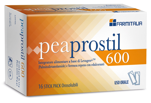 PEAPROSTIL 600 16 STICK PACK OROSOLUBILI - farmacialombardia.it