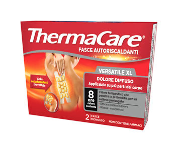 FASCIA AUTORISCALDANTE VERSATILE THERMACARE XL 2 PEZZI - farmacialombardia.it