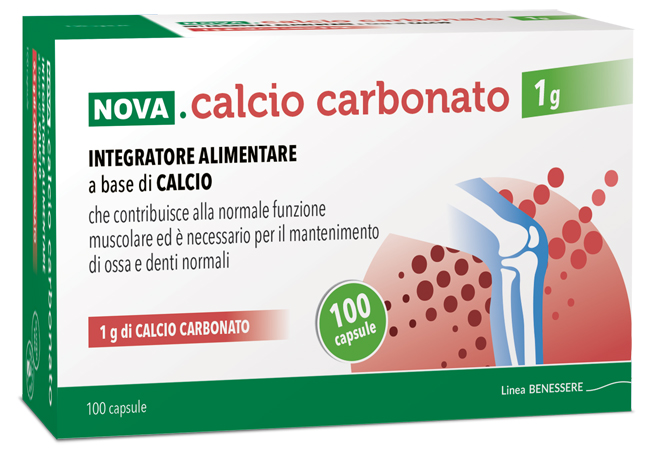 NOVA CALCIO CARBONATO 1 G 100 CAPSULE - farmacialombardia.it