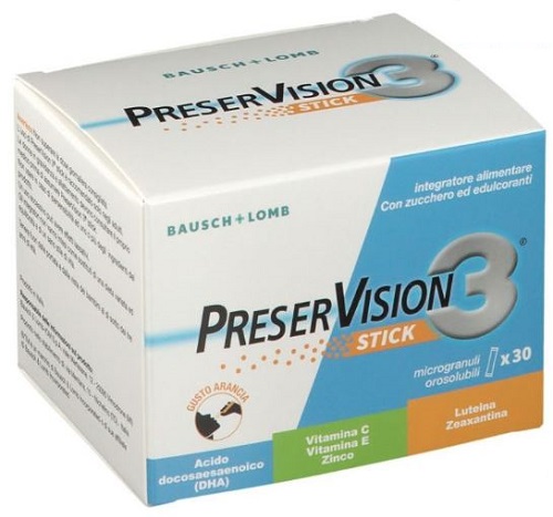 PRESERVISION 3 30 STICK OROSOLUBILI DA 2 G - farmacialombardia.it