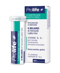 PROLIFE COMPRESSE MASTICABILI INTEGRATORE ALIMENTARE IN TUBETTO CON ASTUCCIO - farmacialombardia.it
