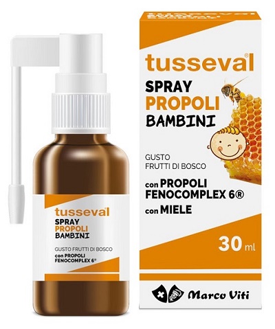 TUSSEVAL GOLA PROPOLI SPRAY PER BAMBINI 30 ML - farmacialombardia.it
