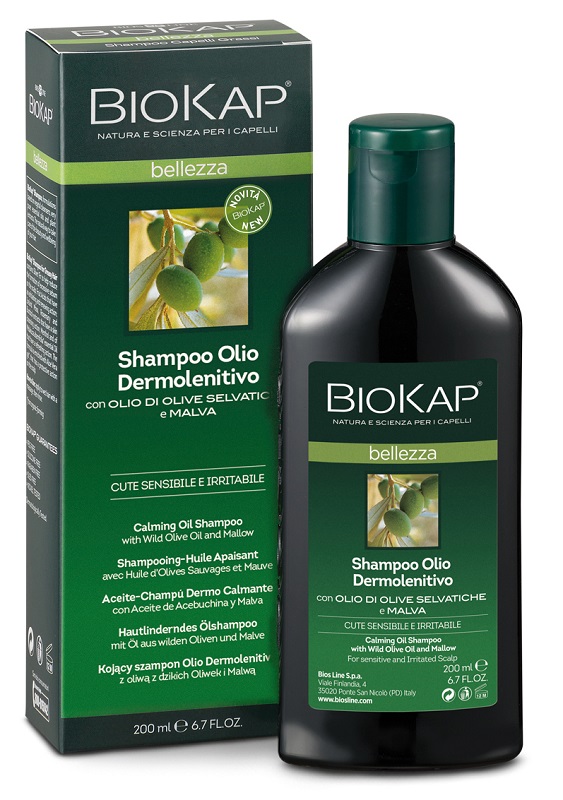 BIOKAP BELLEZZA SHAMPOO OLIO DERMOLENITIVO 200 ML BIOSLINE - farmacialombardia.it