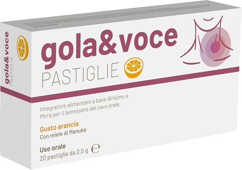 GOLA&VOCE PASTIGLIE ARANCIA 50 G - farmacialombardia.it