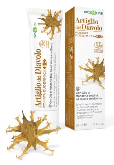 BIOSLINE ARTIGLIO DEL DIAVOLO POMATA EUDERMICA BIO CERT ECOCERT 50 ML - farmacialombardia.it