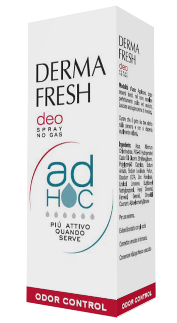 DERMAFRESH DEO SPRAY NO GAS AD HOC ODOR CONTROL DEODORANTE 100 ML - farmacialombardia.it
